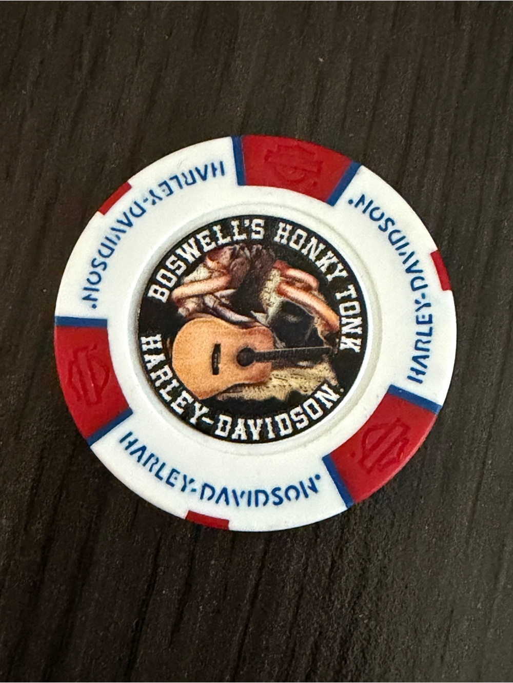 Collectible Harley Davidson Poker Chip Boswell’s Harley Davidson Nashville, TN